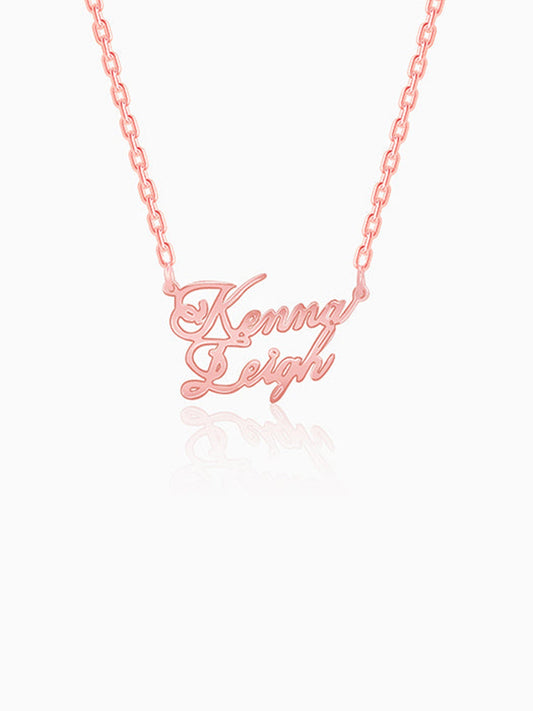 Rose Gold Personalised Perfect Match Pendant