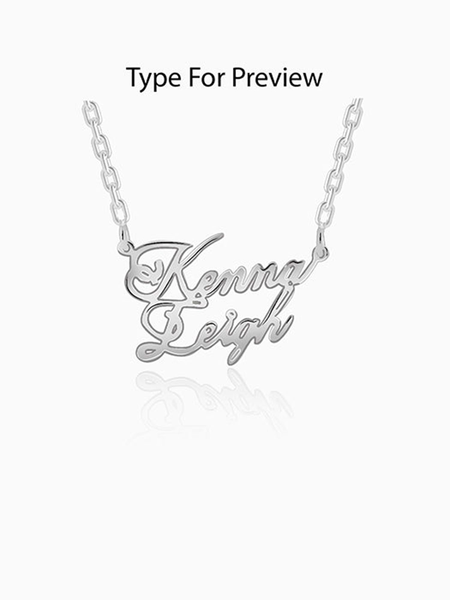 Silver Personalised Perfect Match Pendant