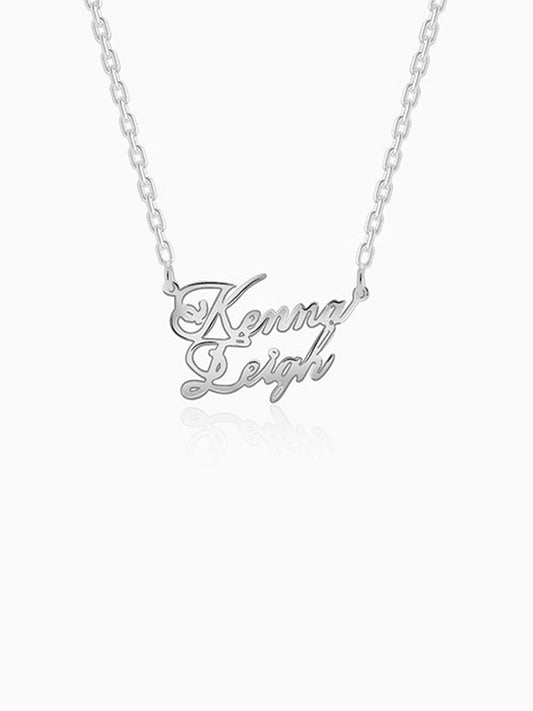Silver Personalised Perfect Match Pendant