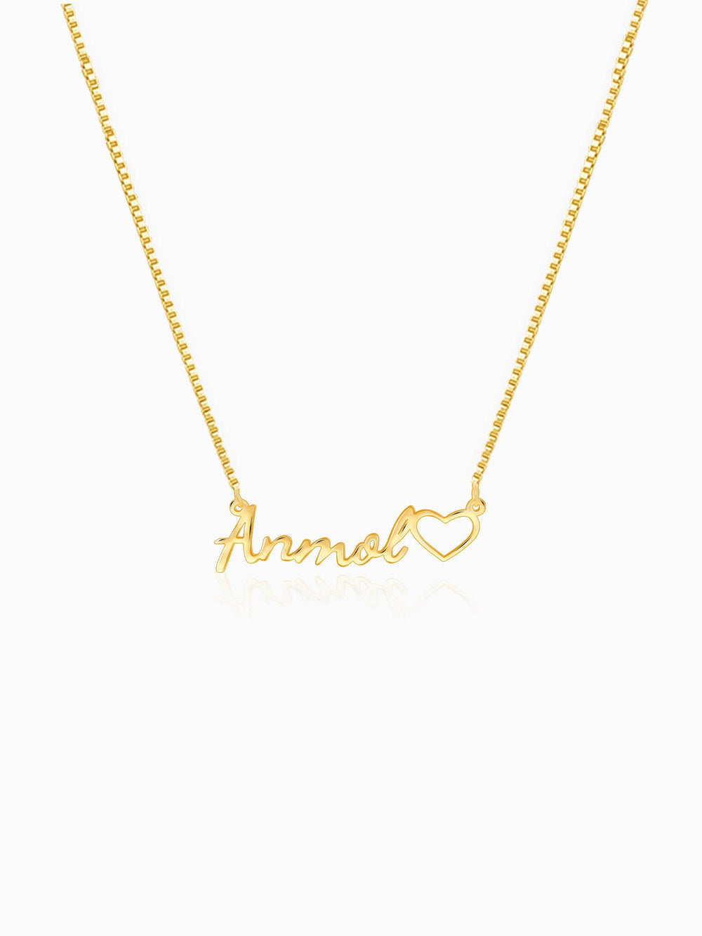 Golden Personalised Life Partner Pendant