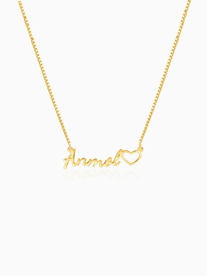 Golden Personalised Life Partner Pendant