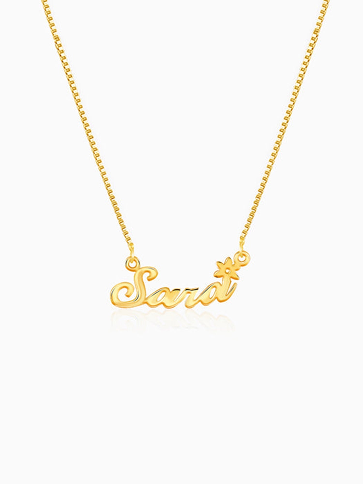 Golden Personalised Self Love Pendant