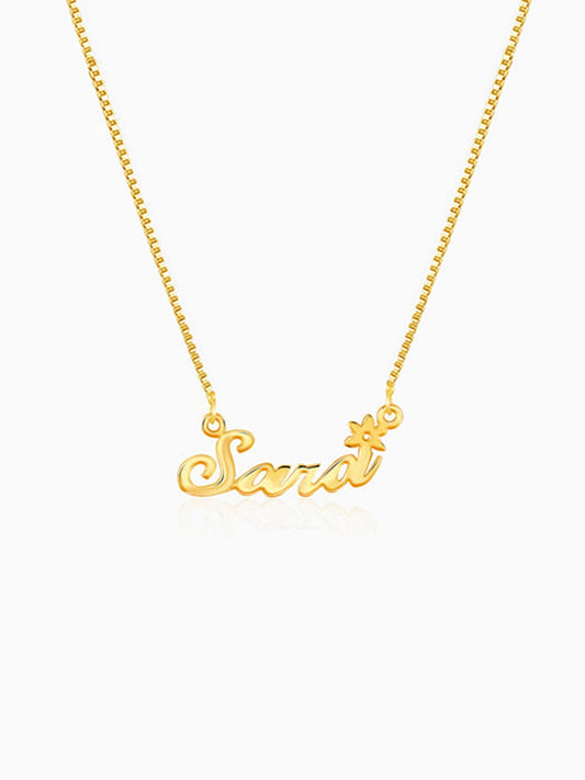 Golden Personalised Self Love Pendant