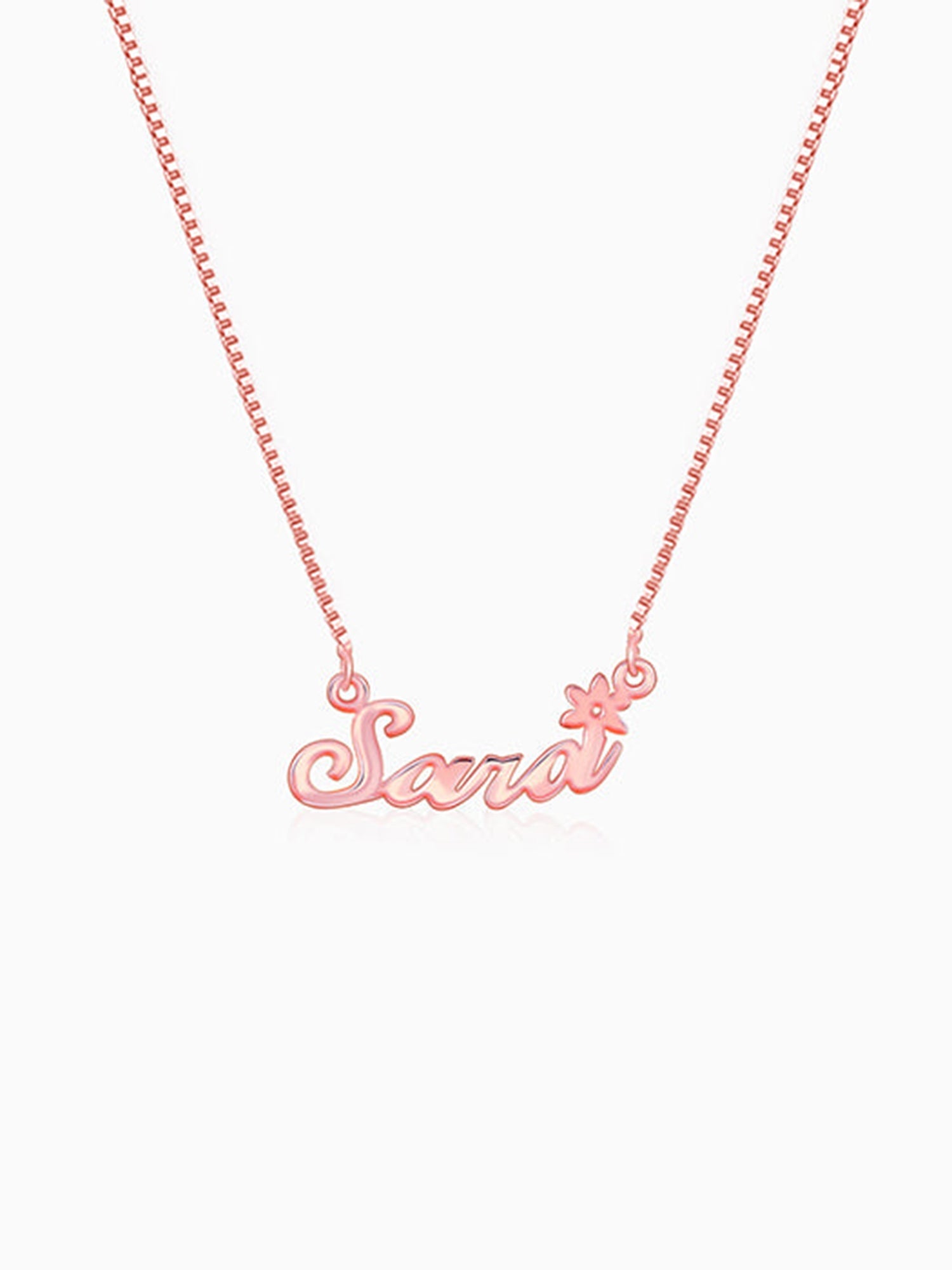 Rose Gold Personalised Self Love Pendant