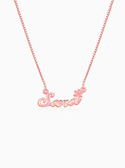 Rose Gold Personalised Self Love Pendant