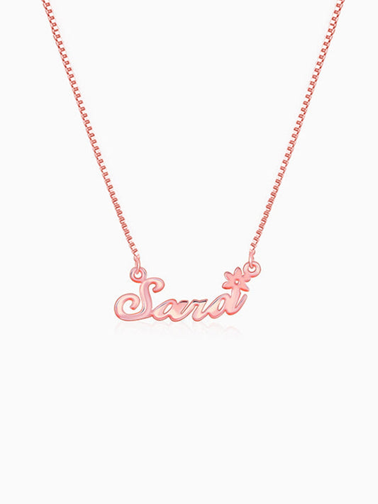Rose Gold Personalised Self Love Pendant