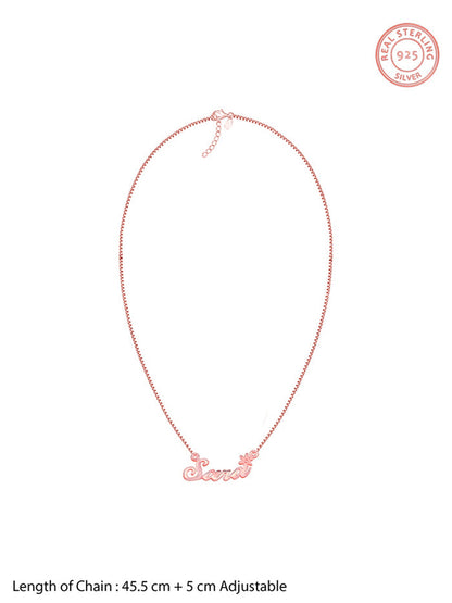Rose Gold Personalised Self Love Pendant