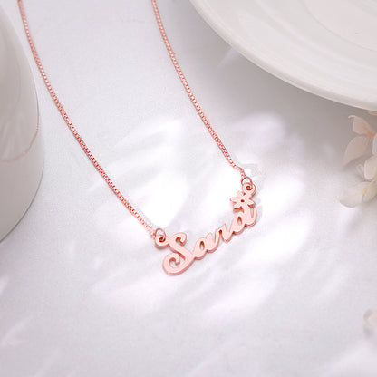 Rose Gold Personalised Self Love Pendant