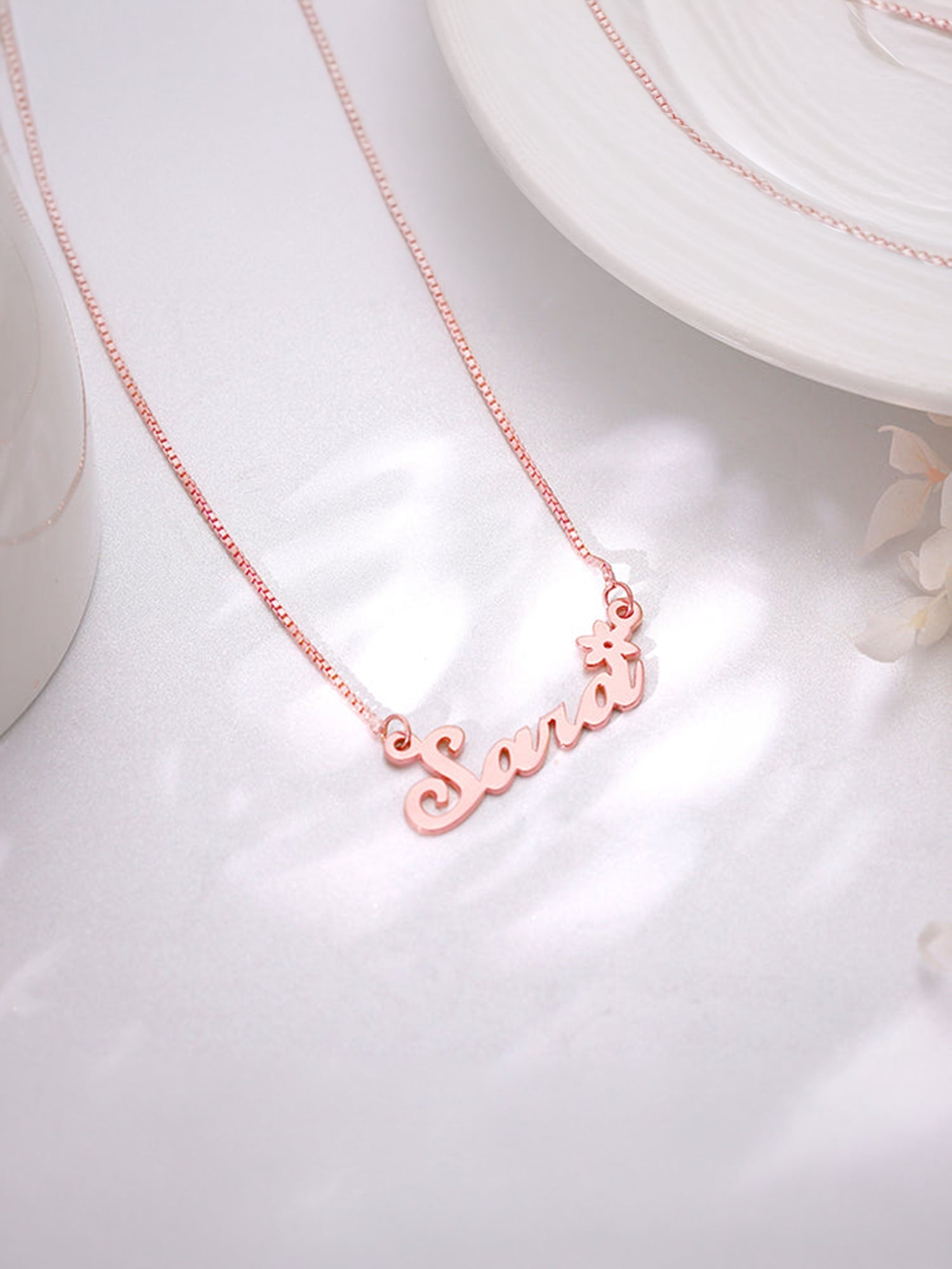Rose Gold Personalised Self Love Pendant
