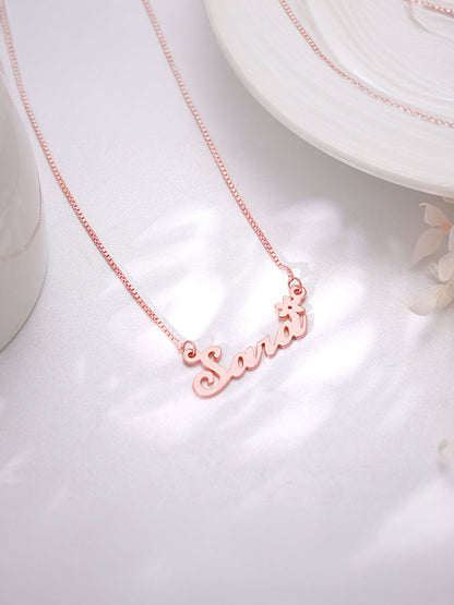 Rose Gold Personalised Self Love Pendant