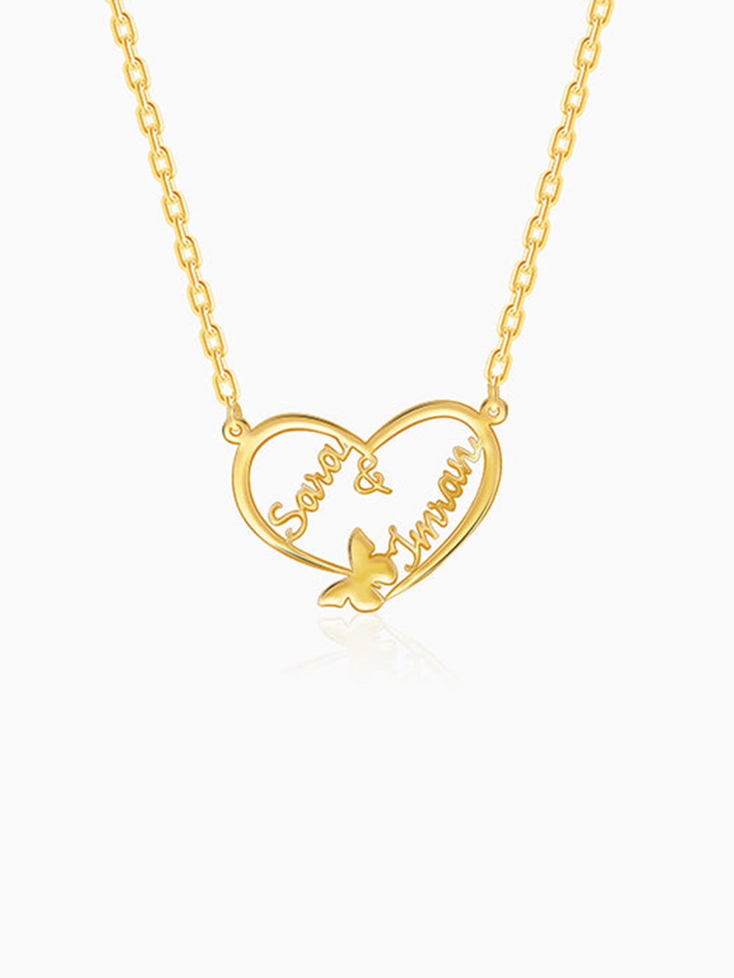 Gold Personalised Forever Yours Pendant