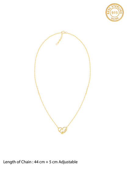 Gold Personalised Forever Yours Pendant