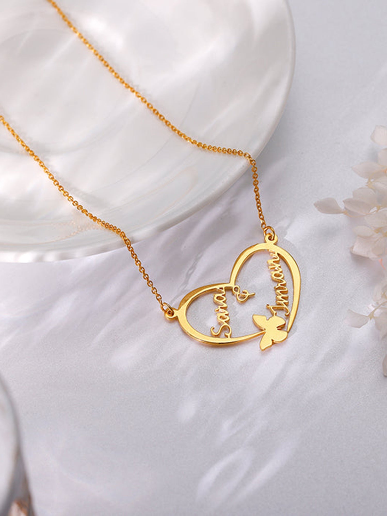Gold Personalised Forever Yours Pendant