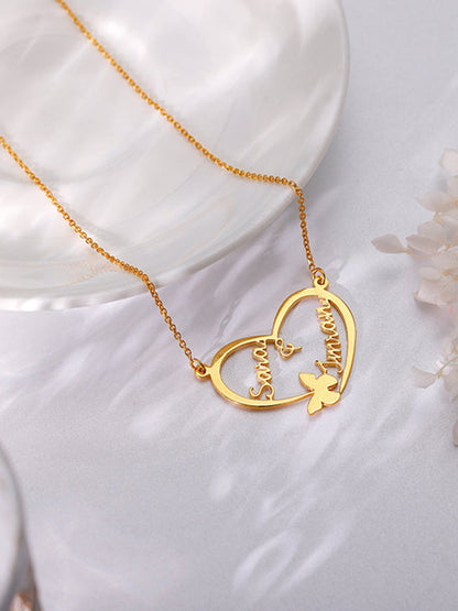 Gold Personalised Forever Yours Pendant