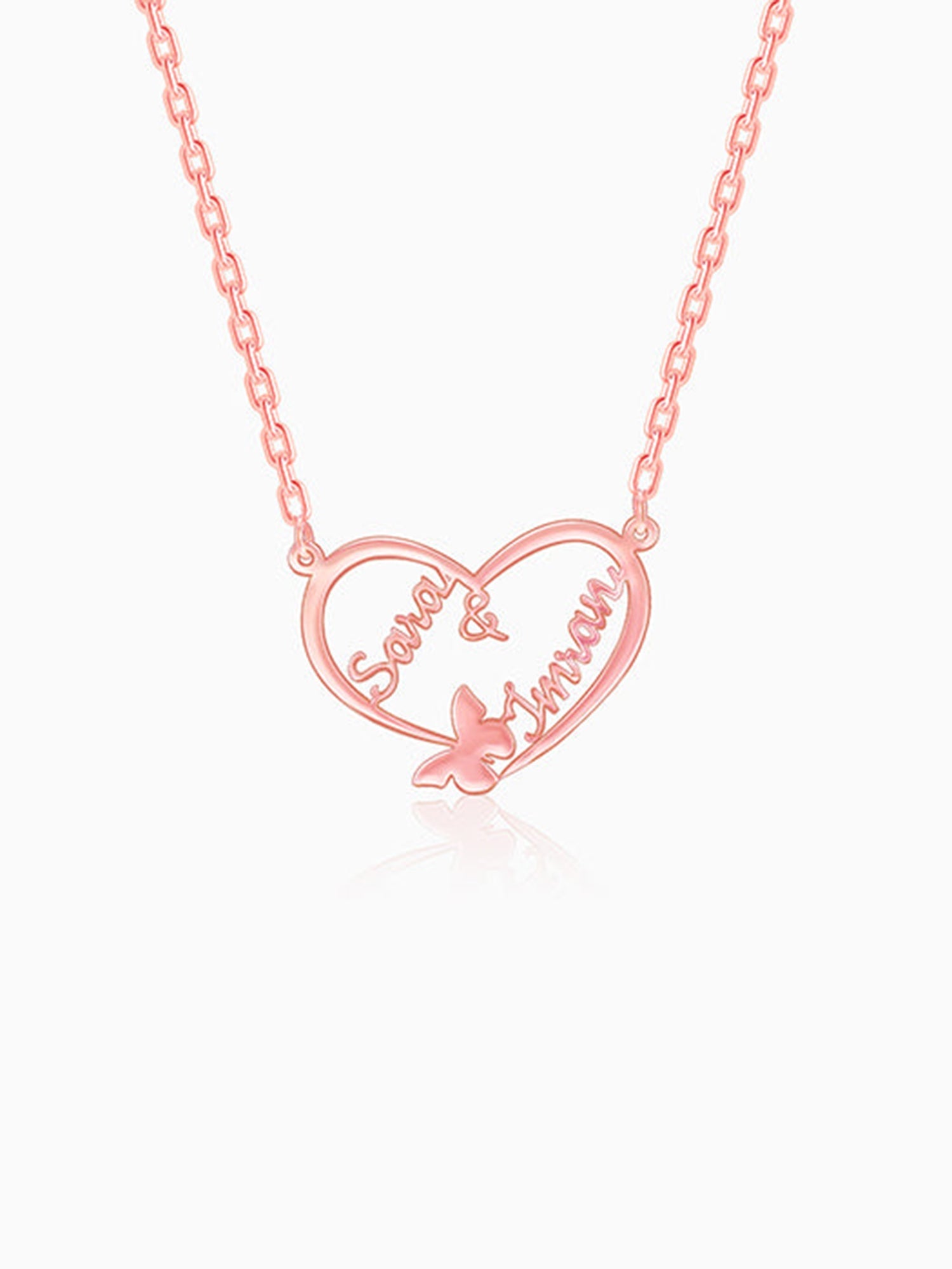 Rose Gold Personalised Forever Yours Pendant