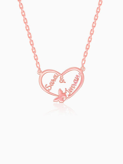 Rose Gold Personalised Forever Yours Pendant