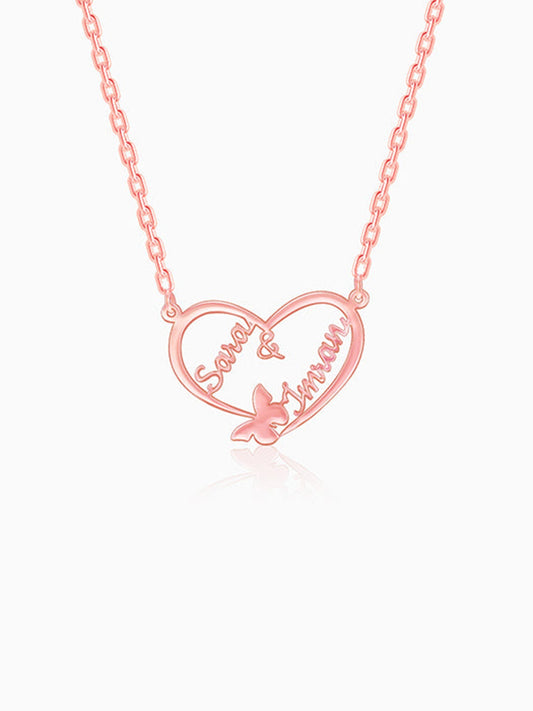 Rose Gold Personalised Forever Yours Pendant