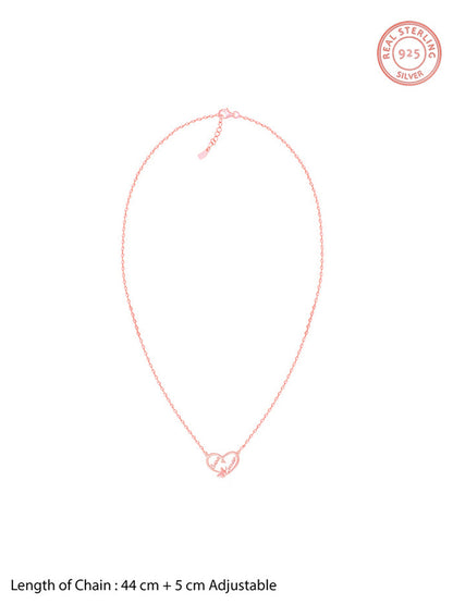 Rose Gold Personalised Forever Yours Pendant