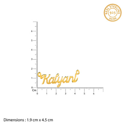 Golden Evil Eye Personalised Name Necklace