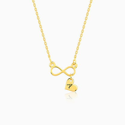 Golden Personalised Endless Echo Necklace