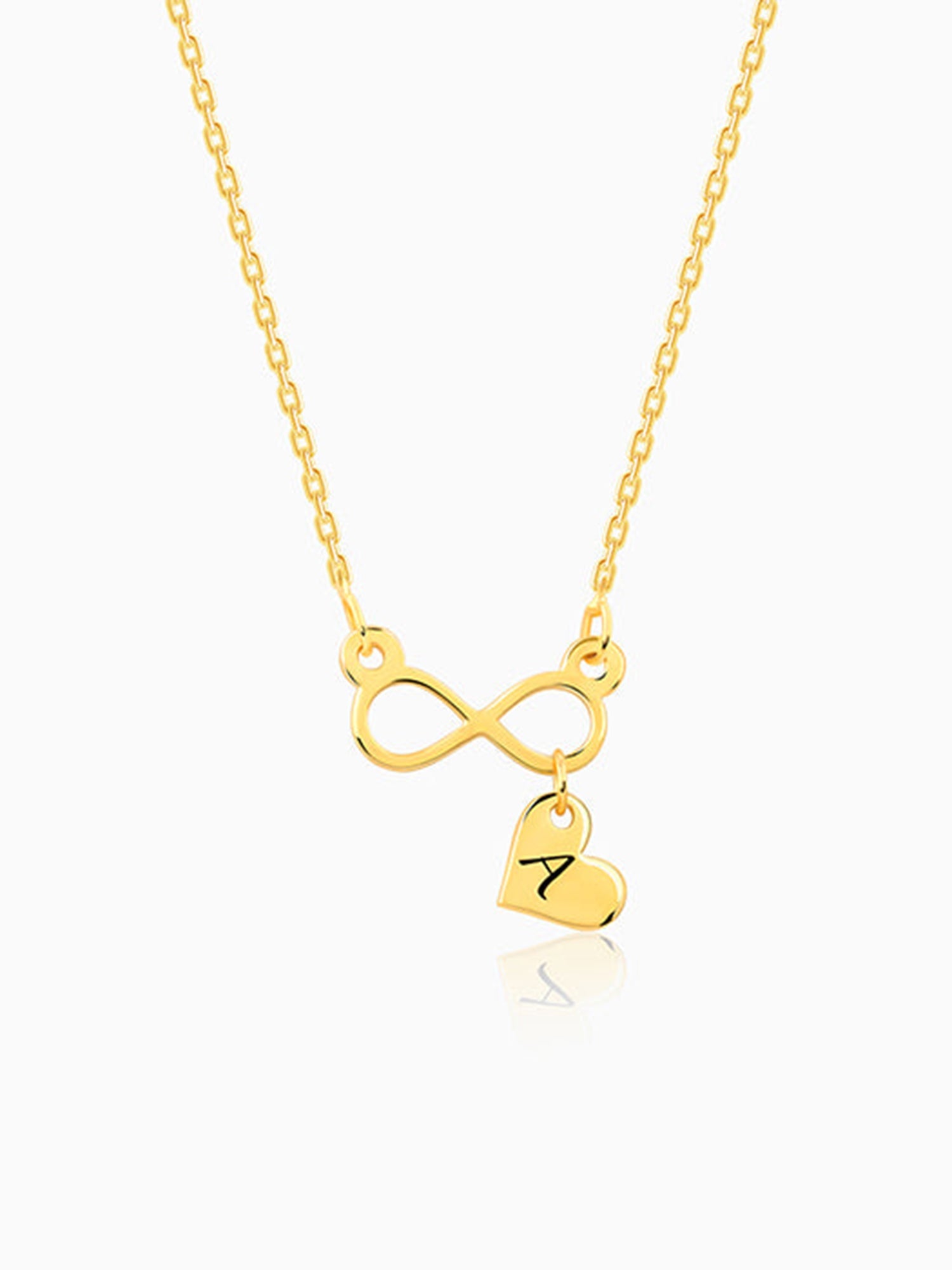 Golden Personalised Endless Echo Necklace