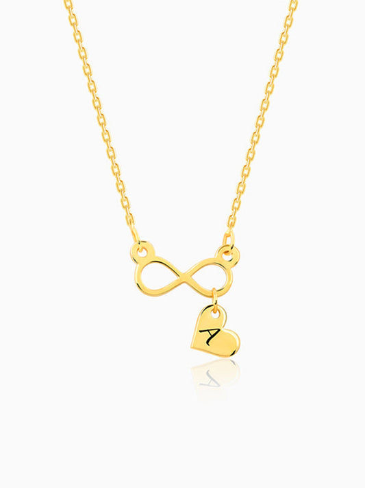 Golden Personalised Endless Echo Necklace