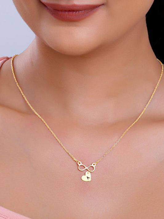 Golden Personalised Endless Echo Necklace