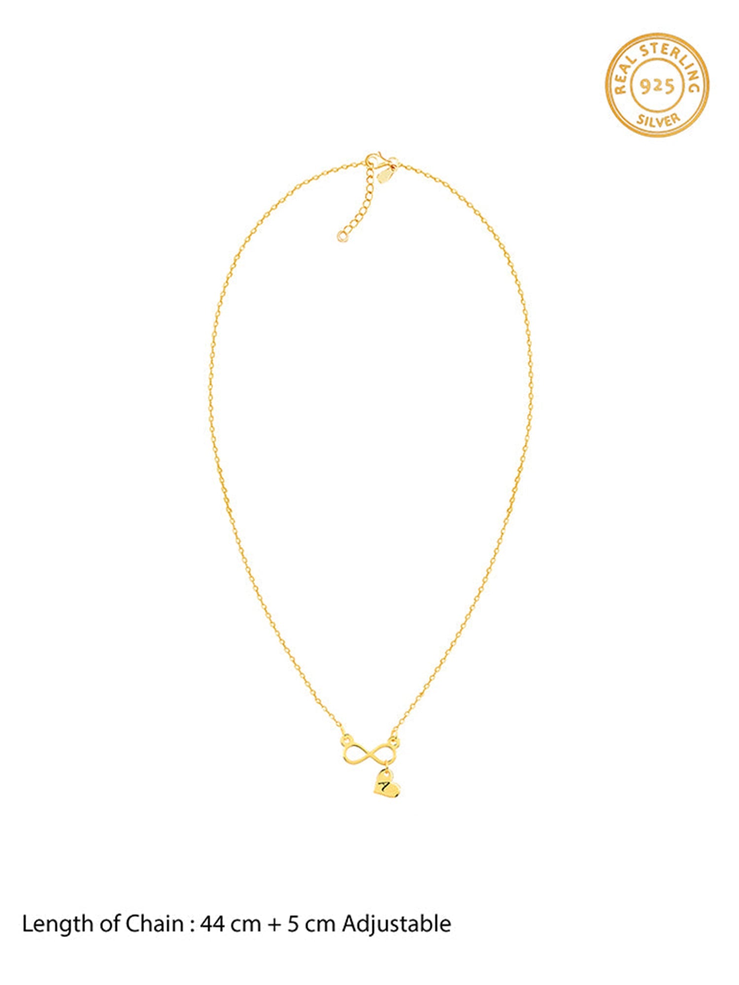 Golden Personalised Endless Echo Necklace