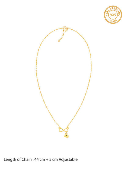 Golden Personalised Endless Echo Necklace