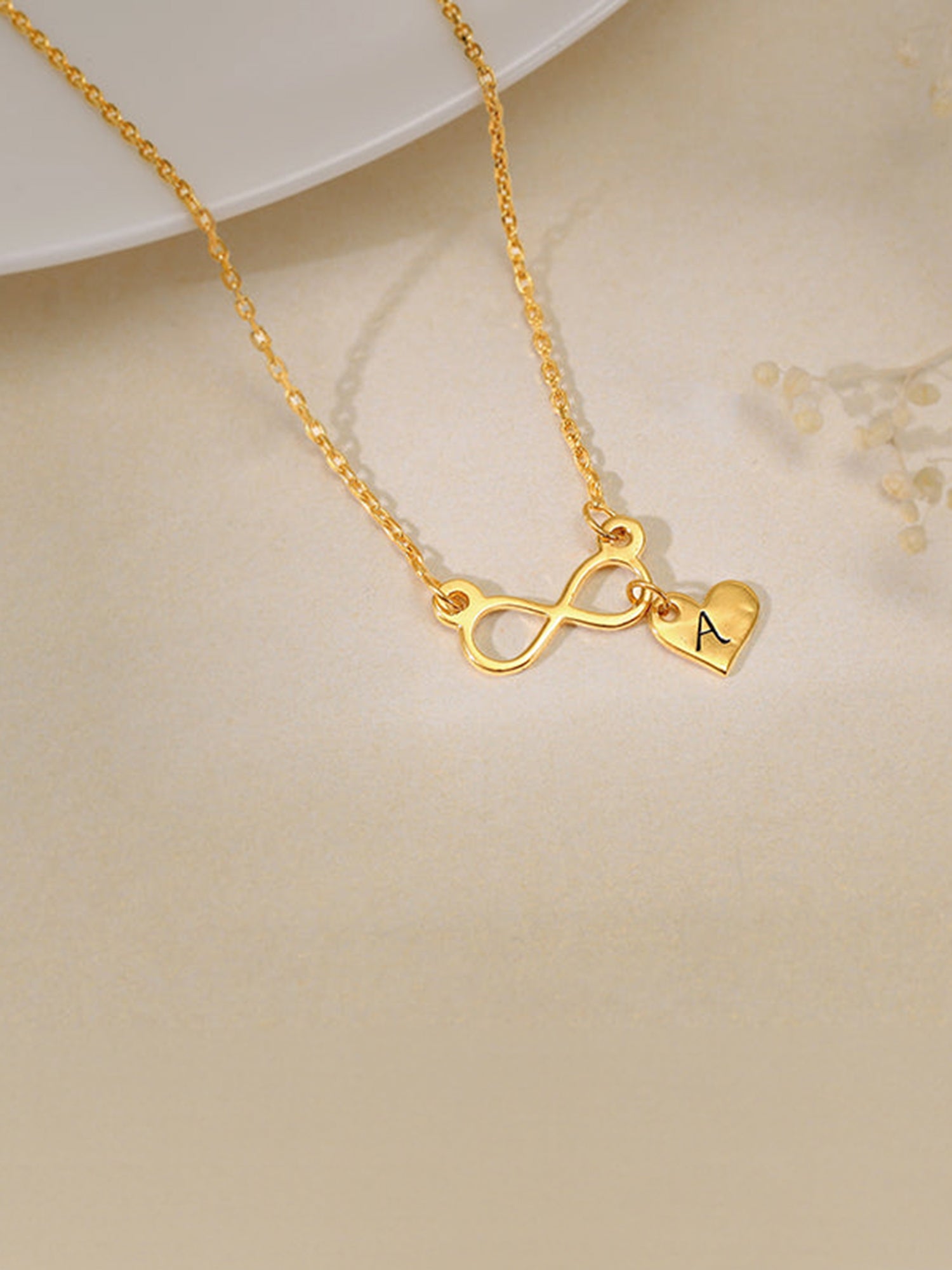 Golden Personalised Endless Echo Necklace