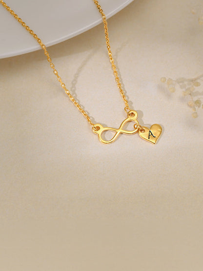 Golden Personalised Endless Echo Necklace
