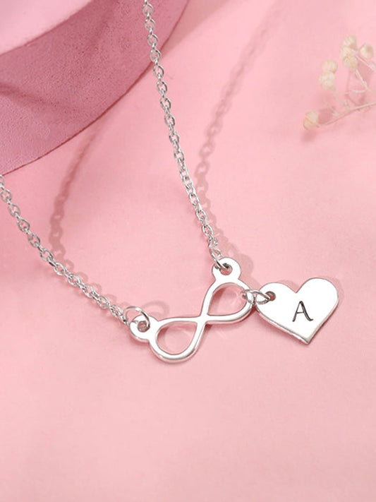 Silver Personalised Endless Echo Necklace