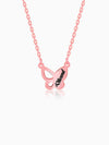 Rose Gold Personalised Butterfly Necklace