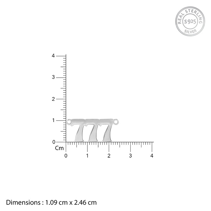 Silver Personalised Triple Numeric Necklace - customized name necklace