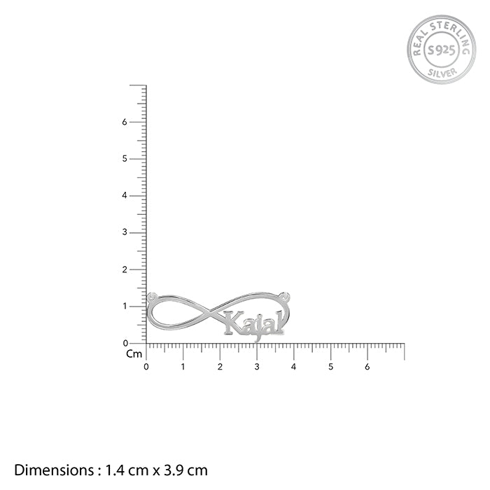 Silver Personalised Infinity Name Necklace - personalised necklace for women