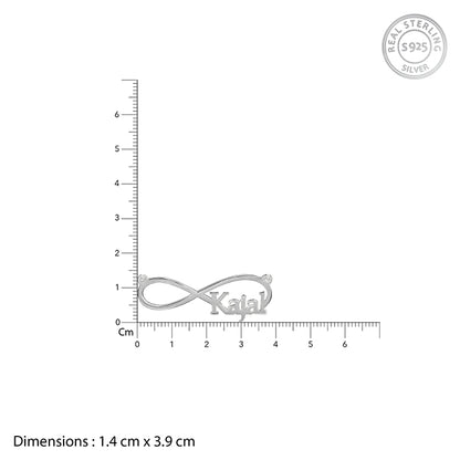 Silver Personalised Infinity Name Necklace - personalised necklace for women