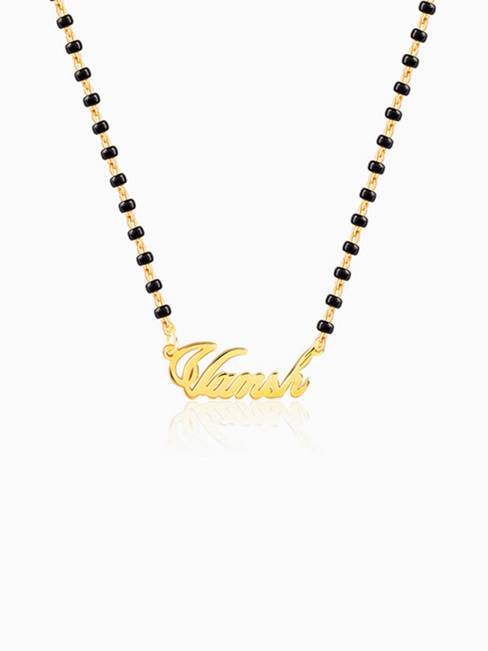 Golden Personalised Name Mangalsutra