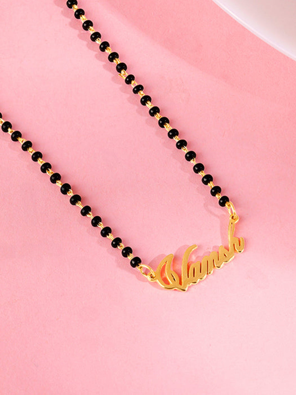 Golden Personalised Name Mangalsutra