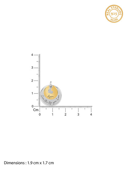 Dual Tone Golden Personalised Layered Coins Name Necklace