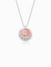 Dual Tone Rose Gold Personalised Layered Coins Name Necklace