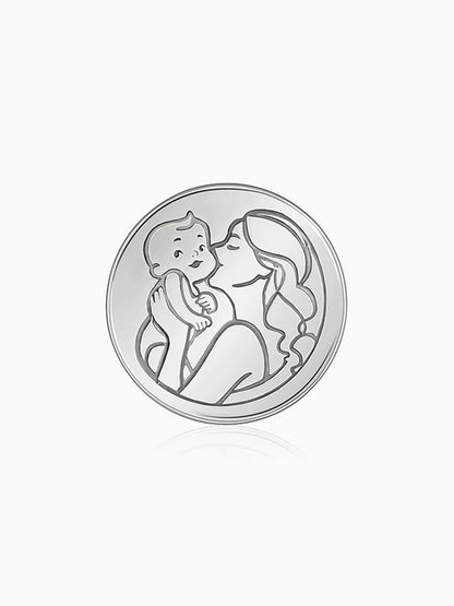 Silver Personalised Mother's Love Coin