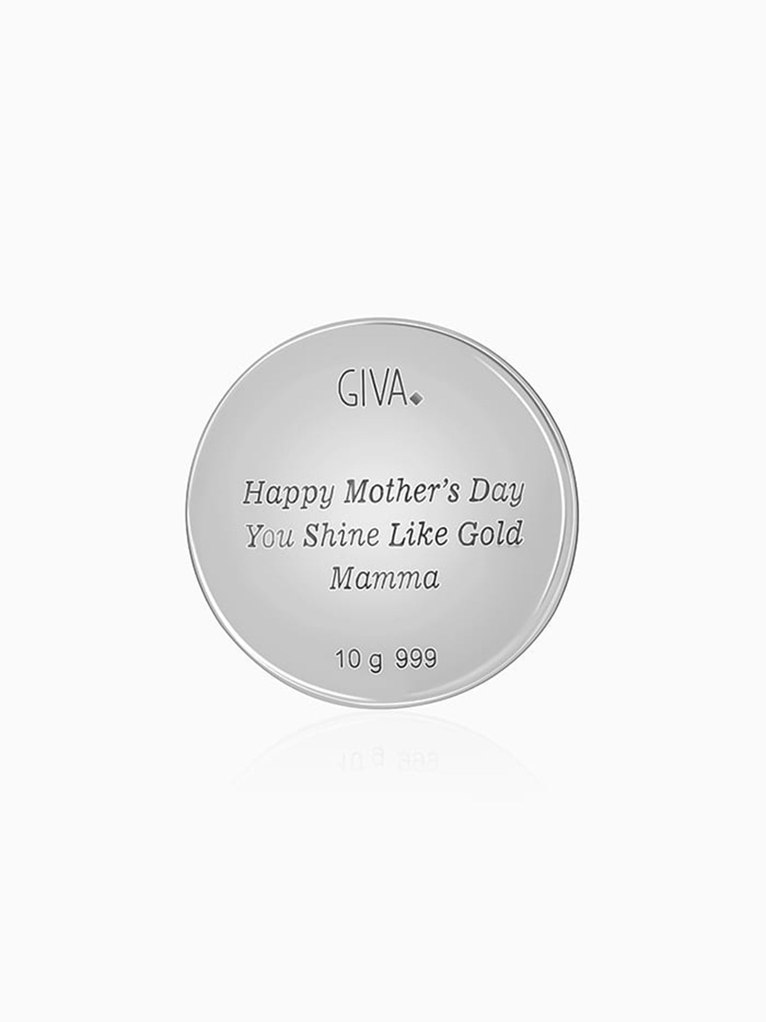 Silver Personalised Mother's Love Coin
