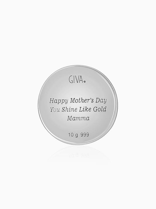 Silver Personalised Mother's Love Coin