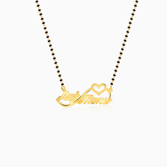 Buy Golden Personalised Name Mangalsutra GIVA Jewellery – GIVA