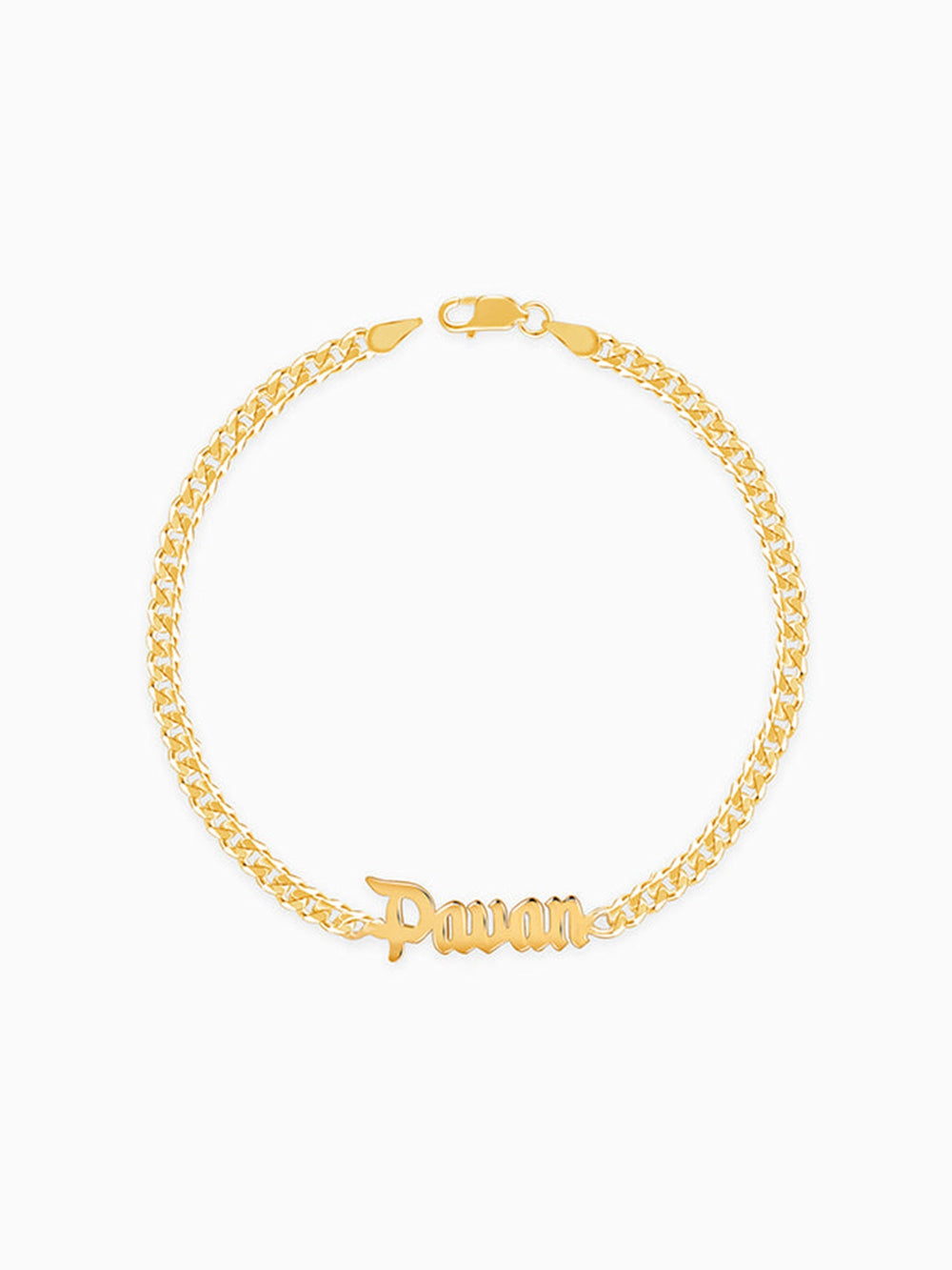 Golden Personalised Timeless Classic Bracelet For Him