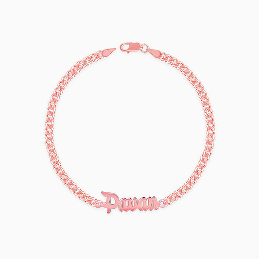 Rose Gold Personalised Timeless Classic Bracelet For Him