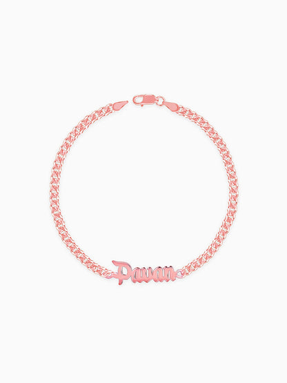 Rose Gold Personalised Timeless Classic Bracelet For Him