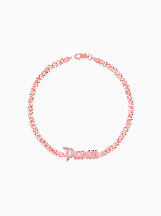 Rose Gold Personalised Timeless Classic Bracelet For Him
