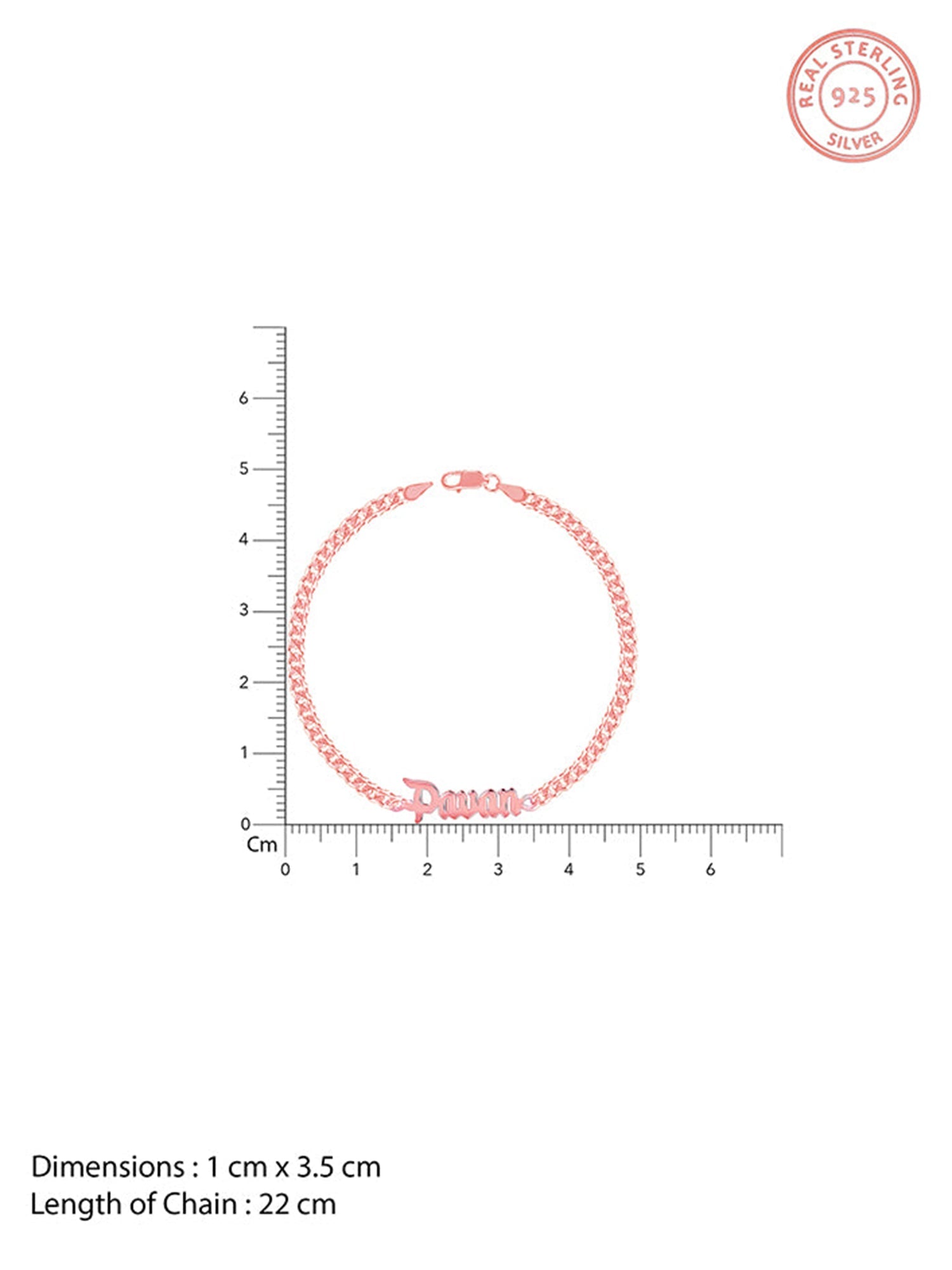Rose Gold Personalised Timeless Classic Bracelet For Him