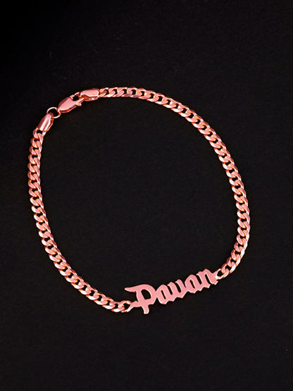 Rose Gold Personalised Timeless Classic Bracelet For Him